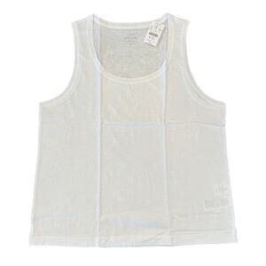 NWT J. Crew Women's White Vintage Slub Cotton Tank